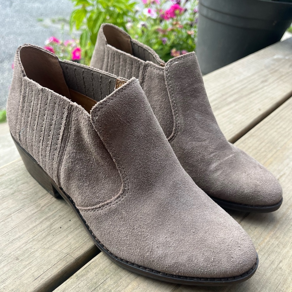 Lucky Brand Suede Booties